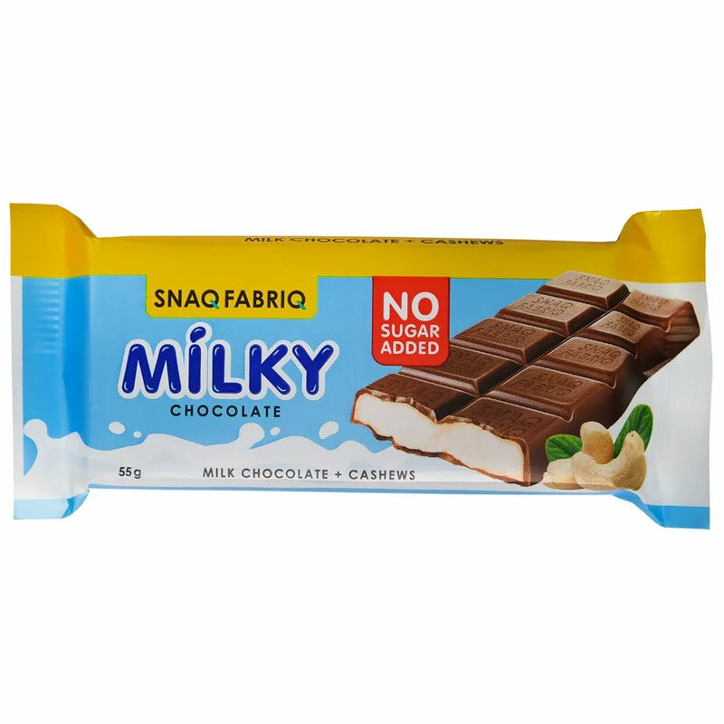 SNAQ FABRIQ Milky Молочный шоколад с начинкой 55г (30шт коробка) (Молочная)