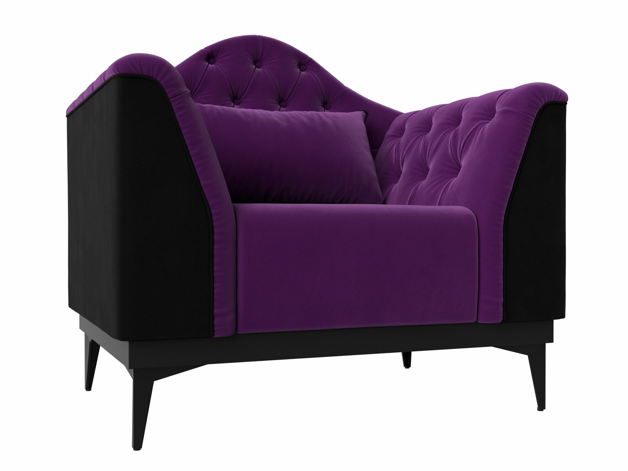Кресло Флорида,фиолетовый;черный
