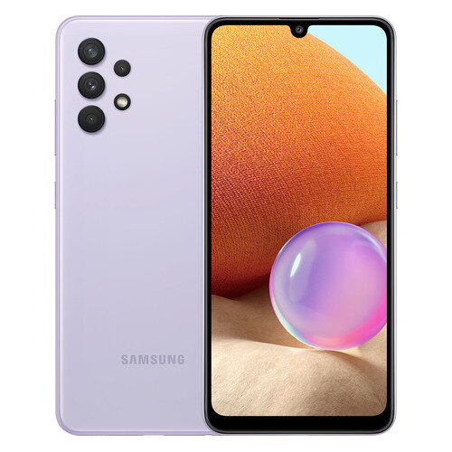 Смартфон Samsung Galaxy A32 4/128Gb, SM-A325F, фиолетовый