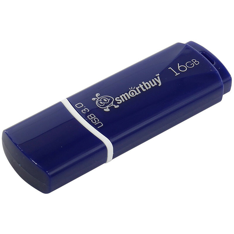 Память Smart Buy "Crown" 16GB, USB 3.0 Flash Drive, синий, 248790