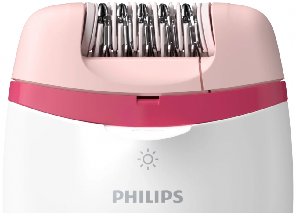 Эпилятор Philips BRE255 Satinelle Essential белый/розовый