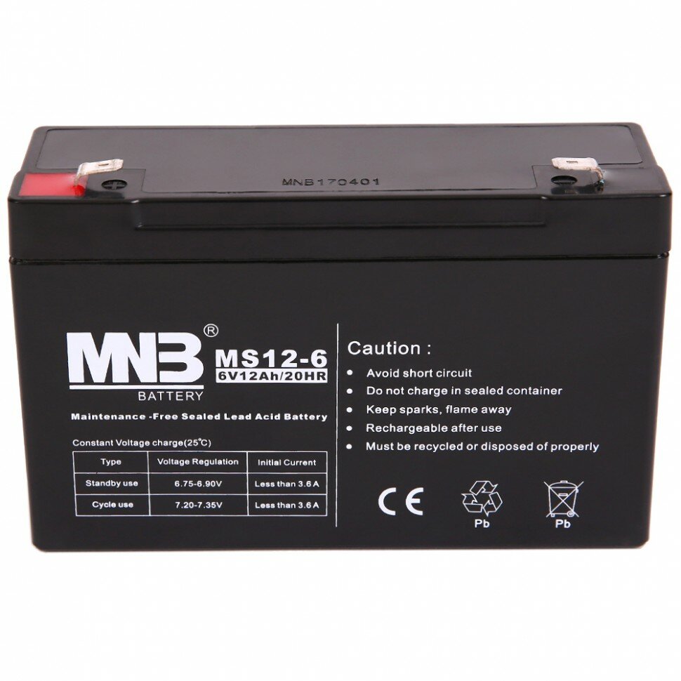 Аккумулятор MNB MS12-6