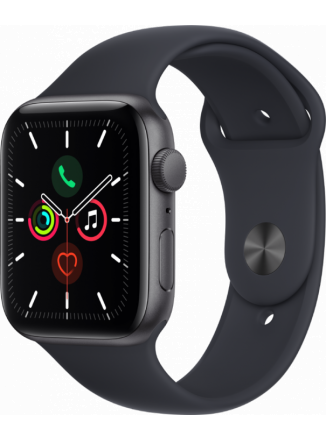 Умные часы Apple Watch SE GPS 40mm Aluminium Case with Sport Band (MKQ13) серый космос/темная ночь