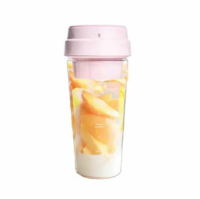 Блендер портативный Xiaomi 17PIN Star Fruit Bottle Cup 400ML JM001 Pink