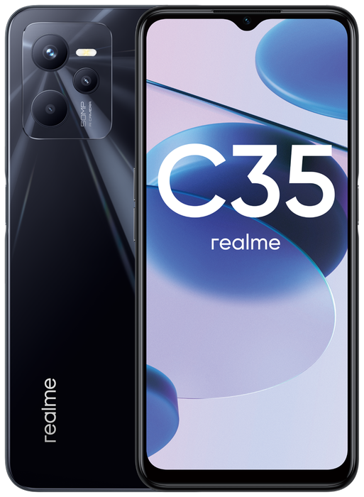 Смартфон Realme C35 4/64Gb, черный