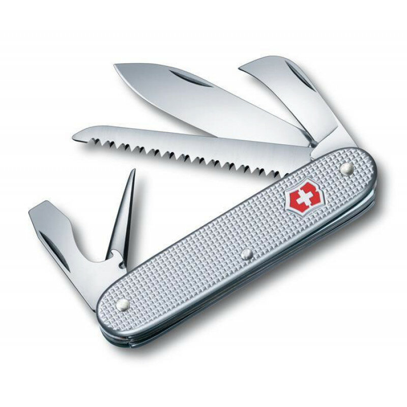 Victorinox швейцарский нож перочинный Pioneer 93мм 7 функций серебристый (0.8150.26)