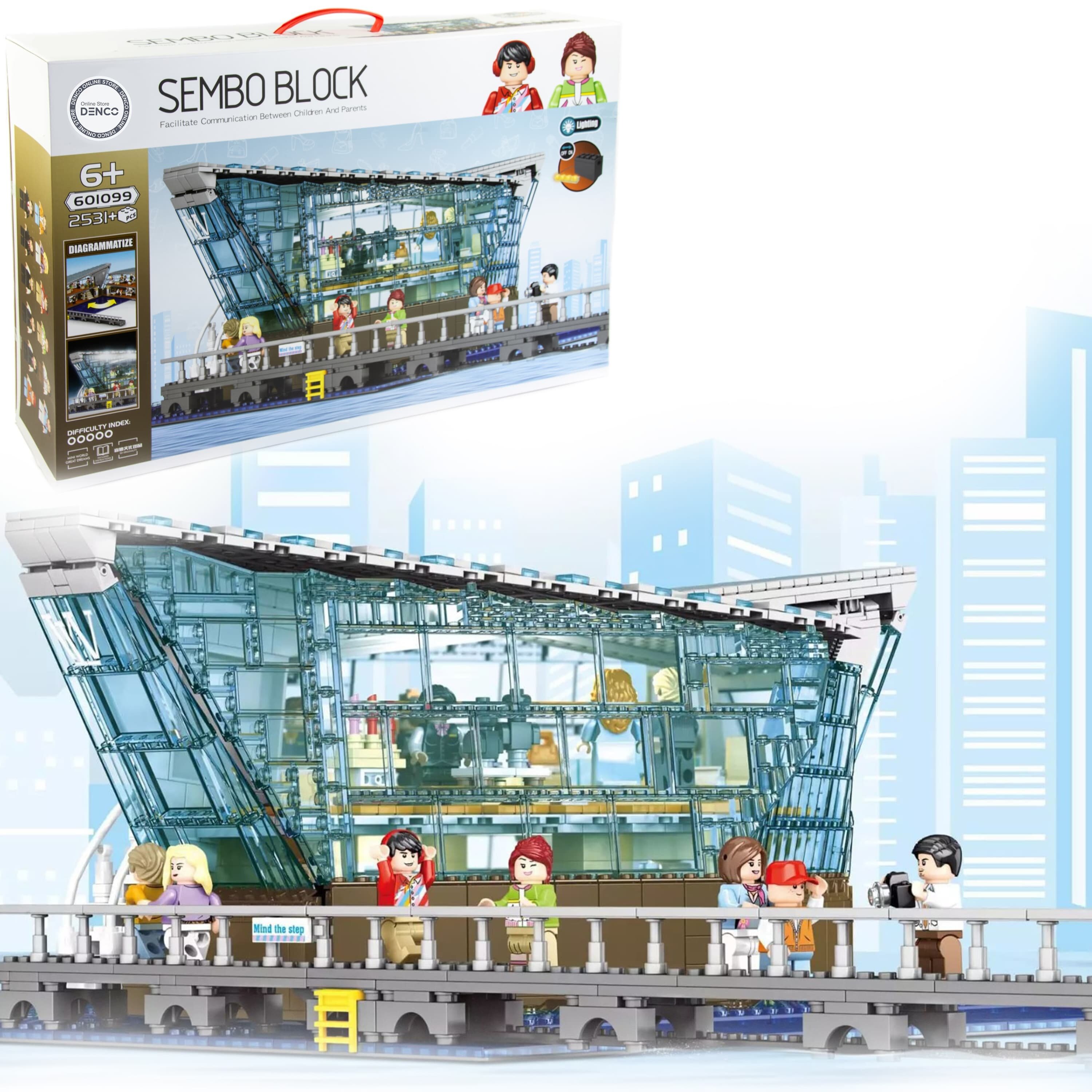 Конструктор Sembo Block "Сингапурский Торговый центр" 601099 / 2531 деталь