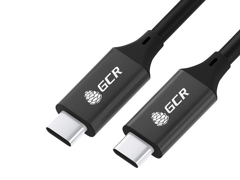 Аксессуар GCR USB Type-C 1.0m Black GCR-54071