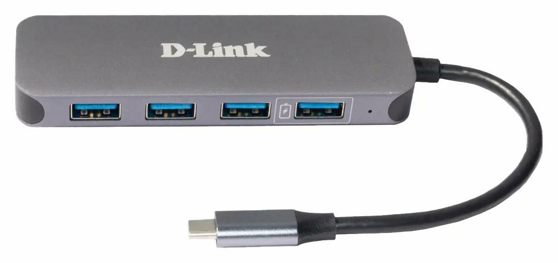 USB-хаб D-Link DUB-2340, черный