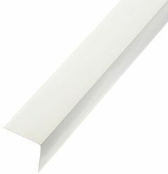 Угол отделочный из ПВХ 30х30мм белый (3м) / Уголок отделочный пластиковый 30х30мм белый (3м)