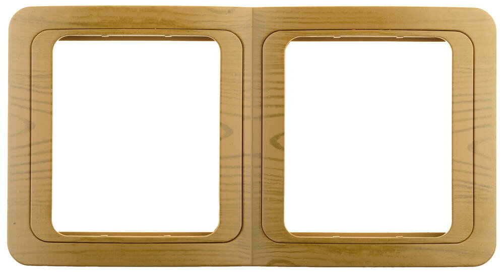 фото СВЕТОЗАР Гамма, вертикальная, цвет ольха, двойная, накладная панель (SV-54147-A)