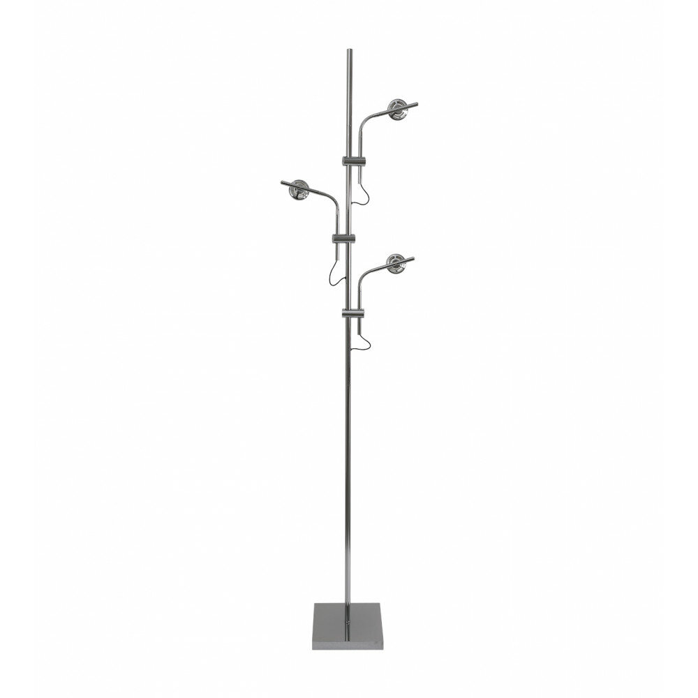 фото Kink Light 08416-3,02 Торшер Алми хром d40 h145 Led 3*3W (4000K) 08416-3,02 (5 шт.)