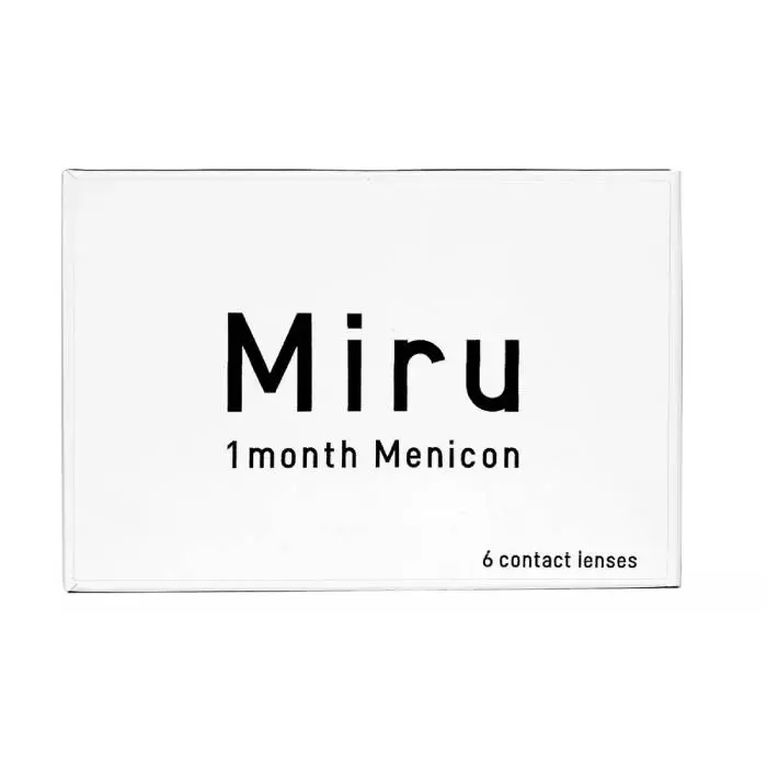 Контактные линзы мягкие Miru 1 month Menicon на месяц, -1,00/8,6/6 шт.