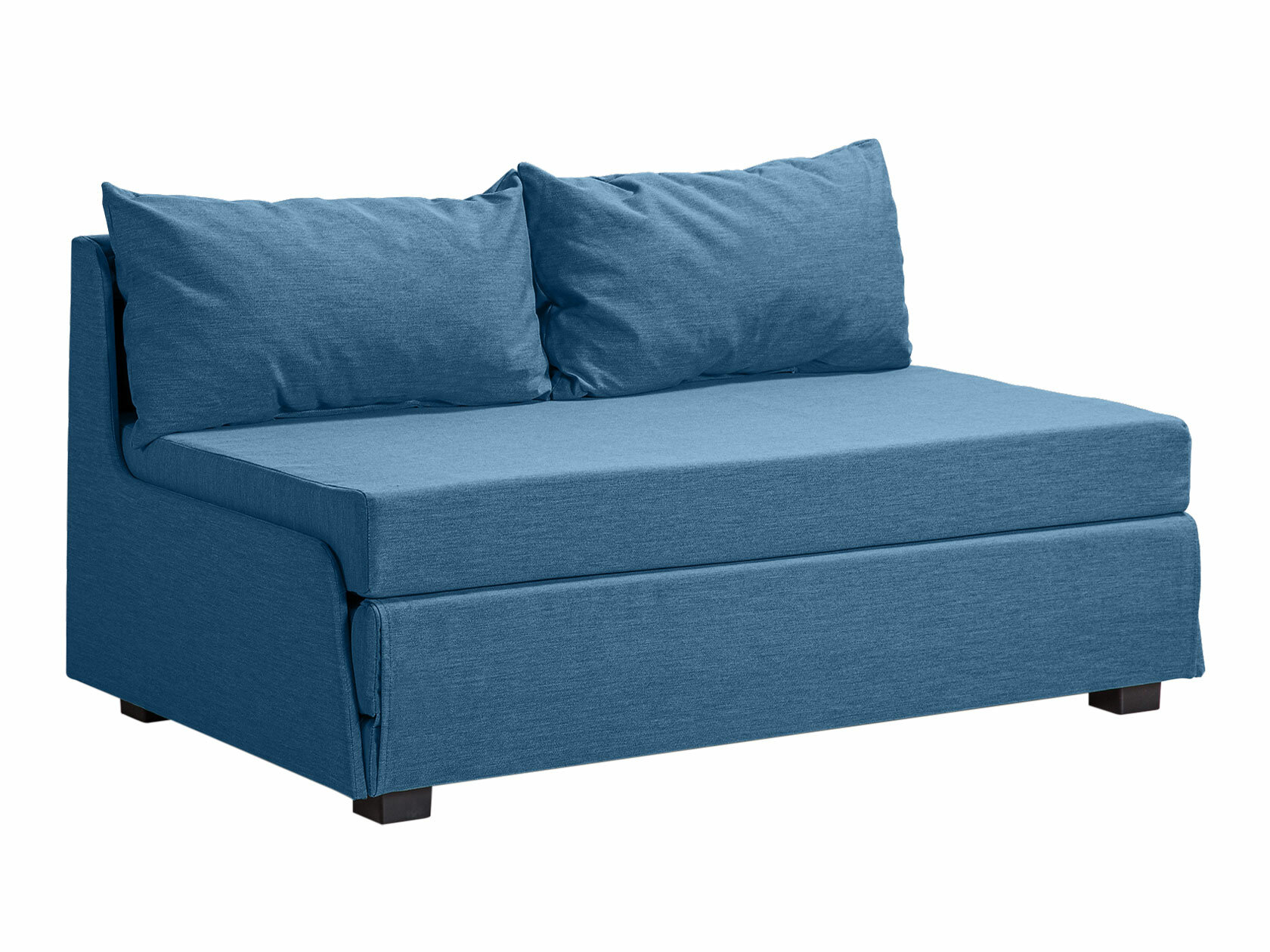 Прямой диван Первый Мебельный Крафт Голубой, рогожка