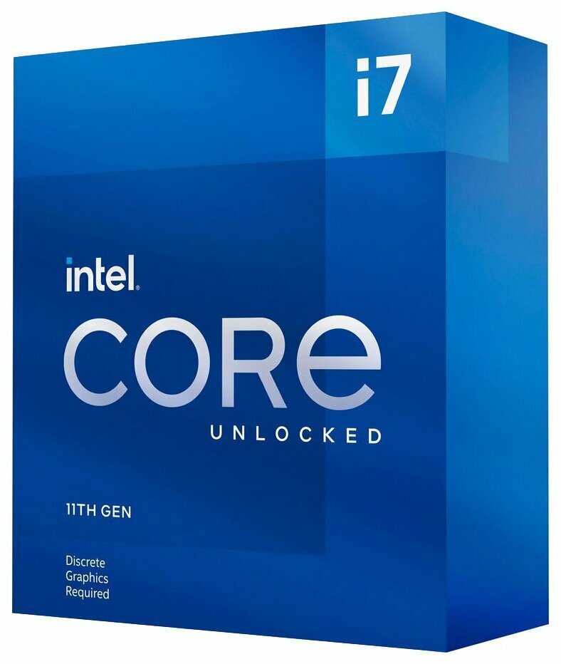 CPU Intel Core i7-11700KF BOX (без кулера) 3.6 GHz/8core/4+16Mb/125W/8 GT/s LGA1200