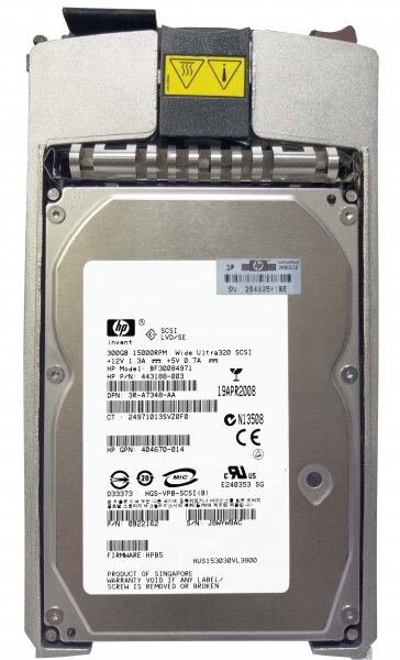 Жесткий диск HP 443188-003 300Gb U320SCSI 3.5" HDD