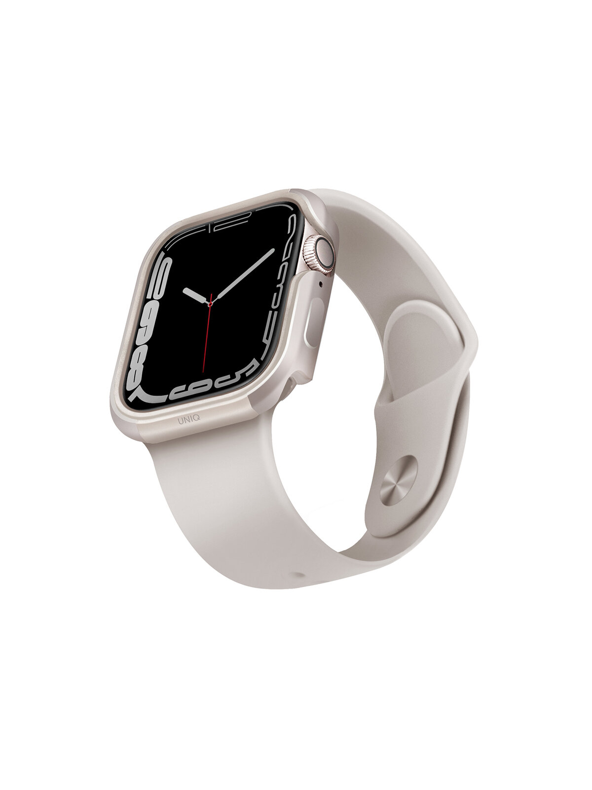 Uniq для Apple Watch 7 41 mm /4/5/6/SE 40mm чехол Valencia aluminium Starlight