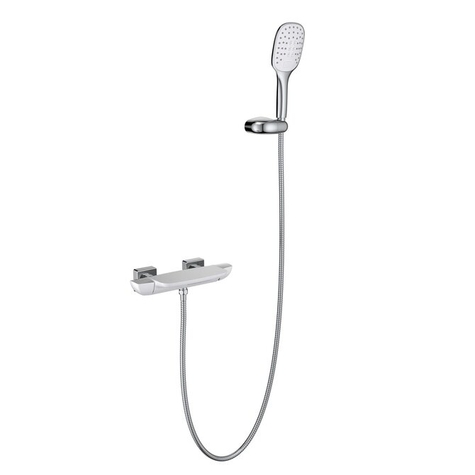 Смеситель для ванны Helmi 4024/00-16Y Хром-Белый