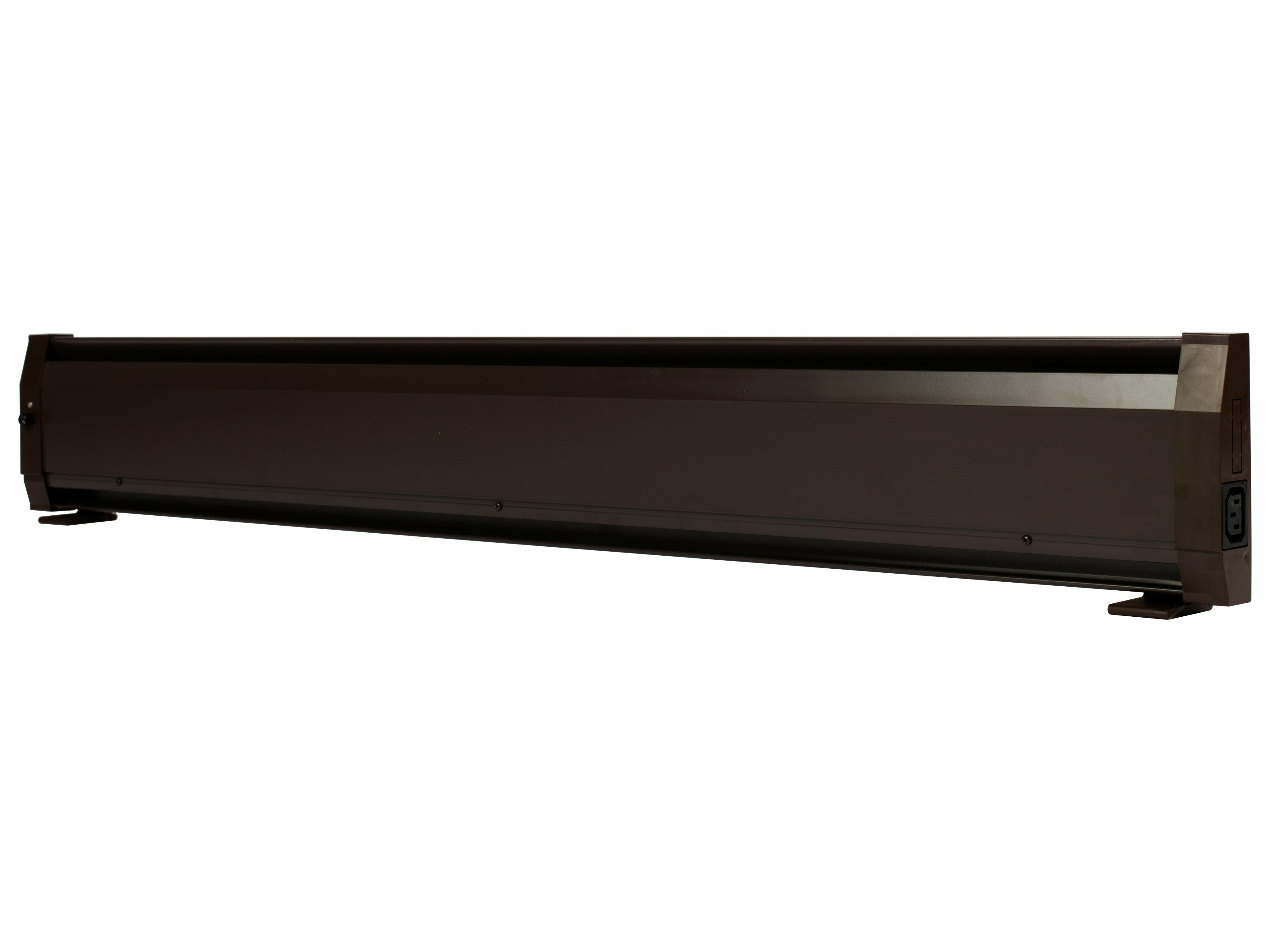 Плинтусный обогреватель Mr.Tektum Smart-Roll 800Вт 2,1м темно-коричневый подключение слева - фотография № 4