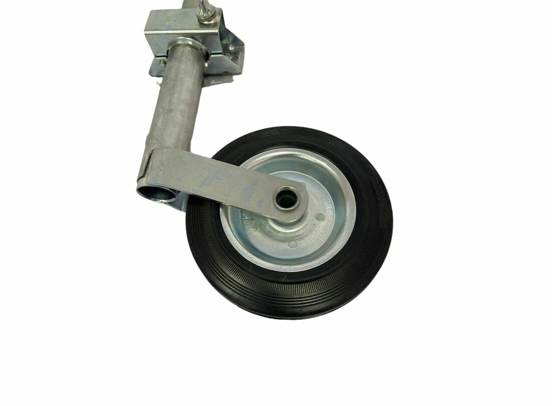 Опорное подкатное колесо с кронштейном коробочка для легкового прицепа СЭД-ВАД - фотография № 2