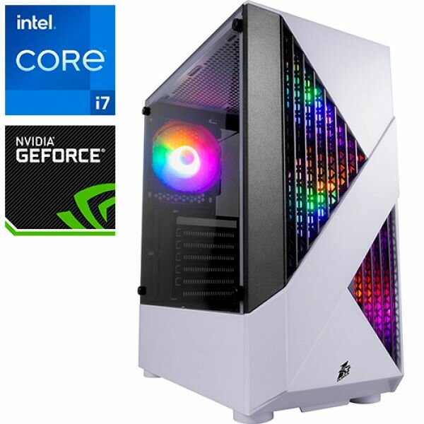 Компьютер PRO-1056713 Intel Core i7-11700KF 3600МГц, Intel B560, 64Гб DDR4 3200МГц, NVIDIA GeForce GTX 1050 Ti 4Гб, SSD 2Тб, HDD 4Тб, 500Вт, Midi-Tower