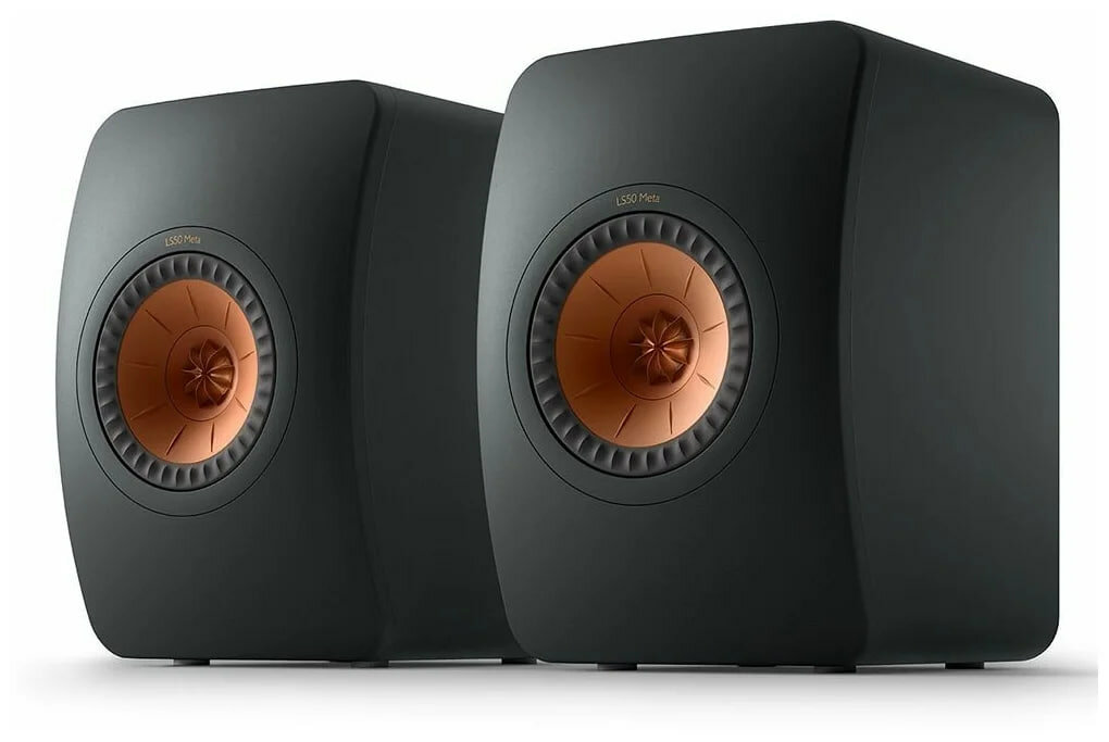 Полочная акустическая система KEF LS50 Meta 2 колонки Carbon Black