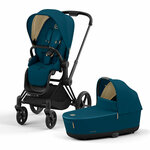 Коляска 2в1 Cybex Priam 4, Mountain Blue / Matt Black - изображение