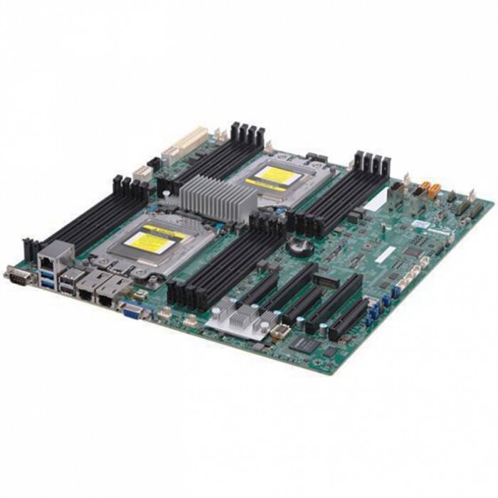 Материнская плата SuperMicro MBD-H11DSI-NT-B E-ATX 16xDDR4 2xM.2 NVMe (PCI-E3.0x4) 10xSATA3 2xUSB3.0 4xUSB2.0 VGA 3xPCI-E3.0x8