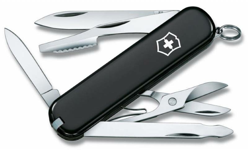 Нож перочинный Victorinox Executive (0.6603.3) 74мм 10функций черный