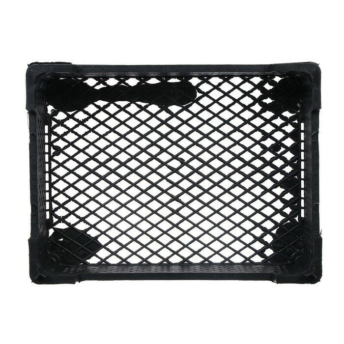 Ящик универсальный, пластиковый, 40 × 30 × 13 см, чёрный - фотография № 3