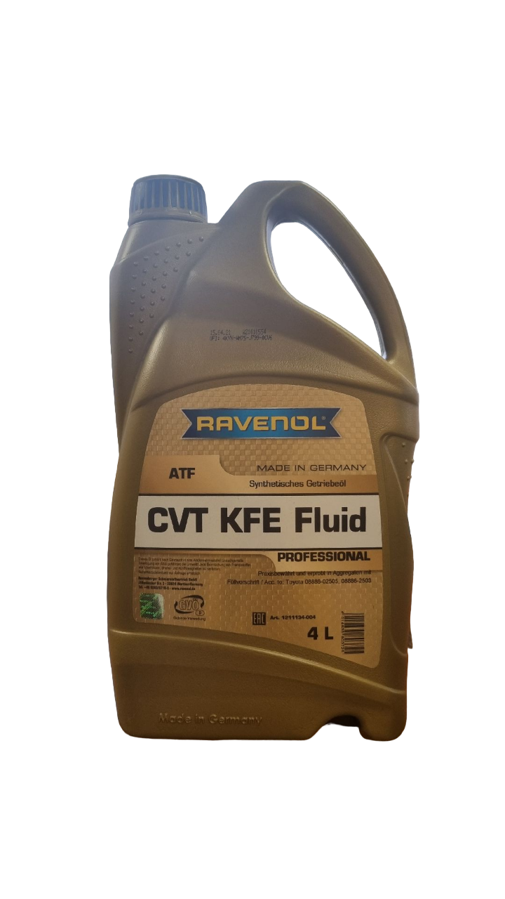 Масло трансмиссионное Ravenol CVT KFE Fluid, 4 л