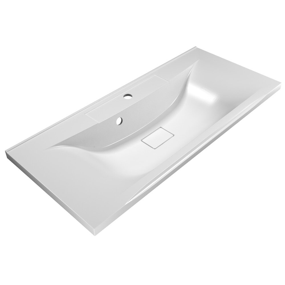 Раковина из литьевого мрамора 1100x450x150 BelBagno BB1100/450-LV-MR-PR