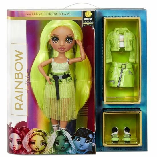 Rainbow High - Кукла Fashion Doll Neon