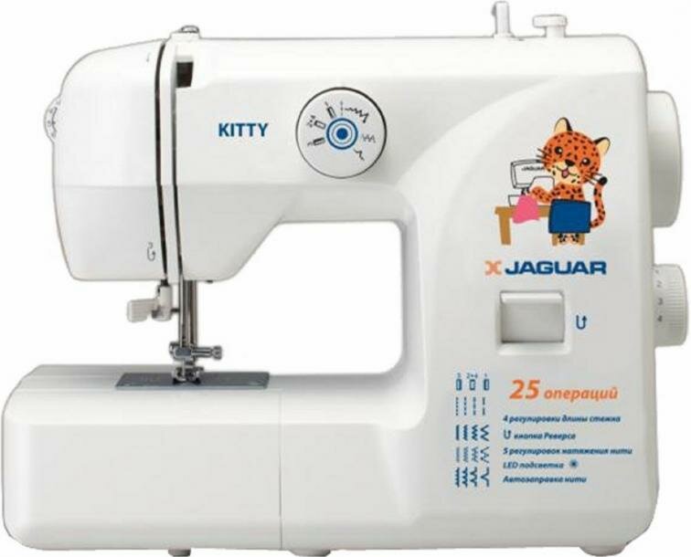 Швейная машина Jaguar Kitty белая