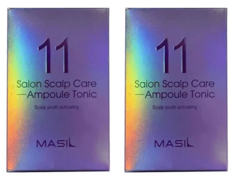 Набор сывороток для кожи головы Masil 11 Salon Scalp Care Ampoule Toner, 4 штуки по 30 мл, 2 уп