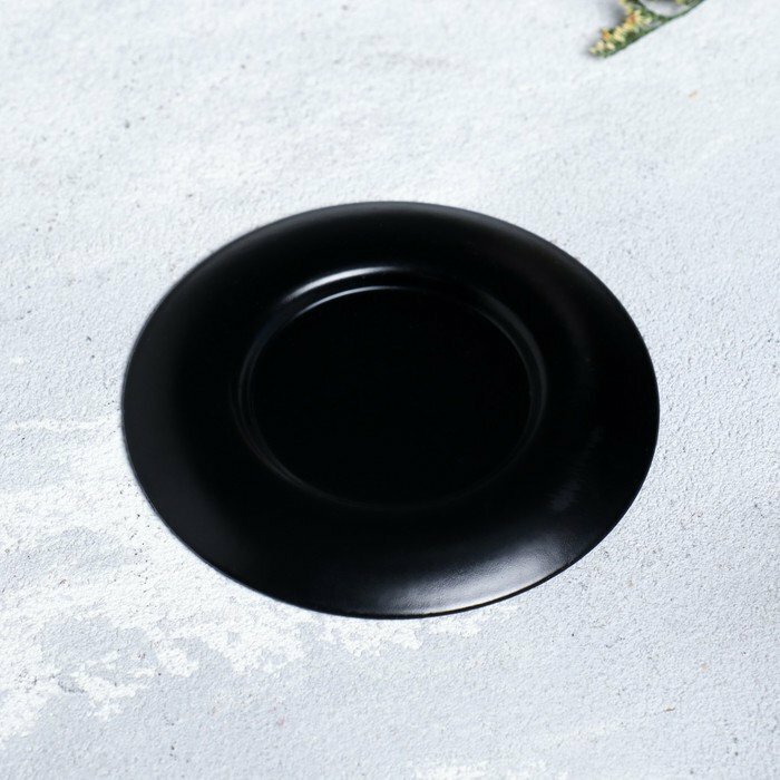 Подсвечник металл для чайной свечи, 7,5 см, чёрный (комплект из 8 шт) - фотография № 3