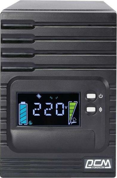 Источник бесперебойного питания Powercom Smart King Pro+ SPT-1000-II LCD 1000VA Черный