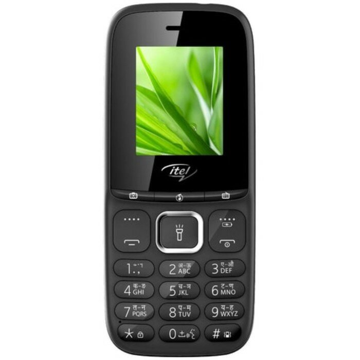 Мобильные телефоны itel Сотовый телефон ITEL IT2173, 1.77", 2 sim, 1000 мАч, черный