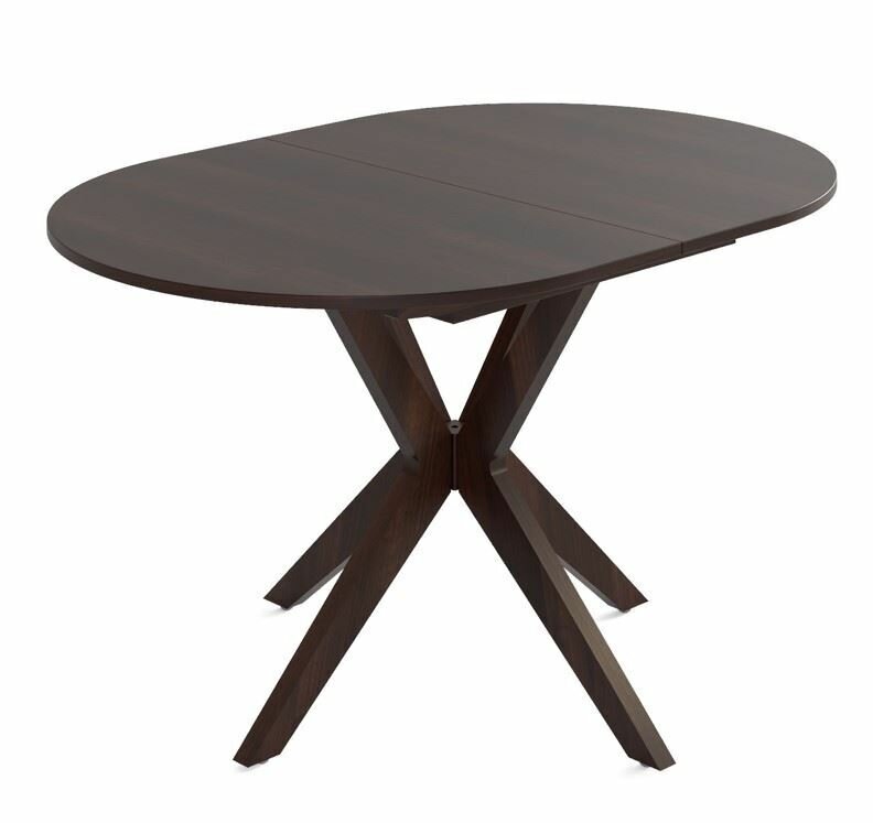 фото Стол обеденный Астерия 130 деревянный Red&Black темный орех