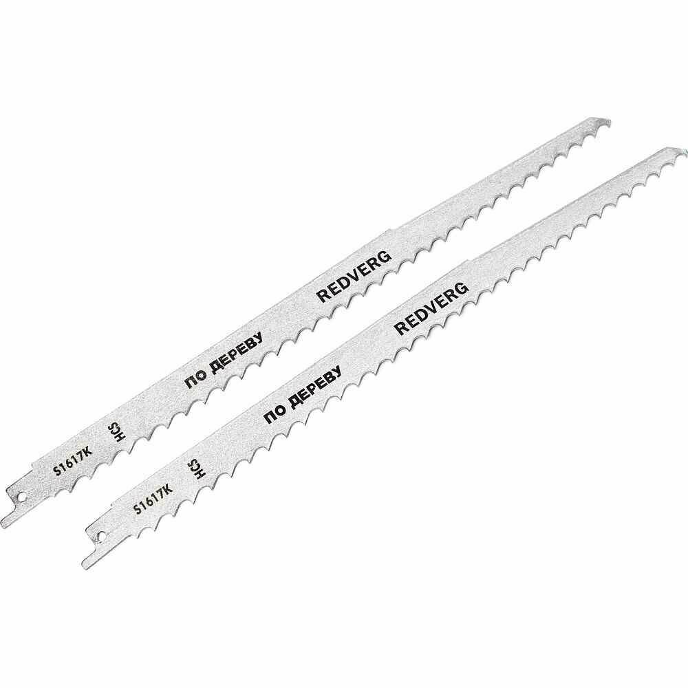фото Полотно для сабельной пилы Redverg S1617K HCS, по дереву,300 мм, 2 шт(820461)