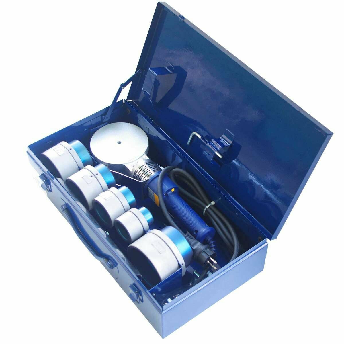 Комплект для сварки пластиковых труб DYTRON P-4B 1200W TW PROFI blue (40-90мм)(гарантия 5 лет) утюг для полипропиленовых труб (D04990) - фотография № 2