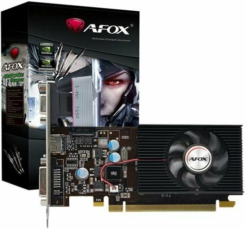 Видеокарта PCI-E Afox GeForce 210 (AF210-512D3L3-V2) 512MB DDR3 64bit 40nm 520/800MHz D-Sub/DVI-D/HDMI