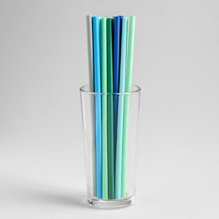 Трубочки для коктейля «Морской», набор 12 шт., цвета микс - фотография № 2