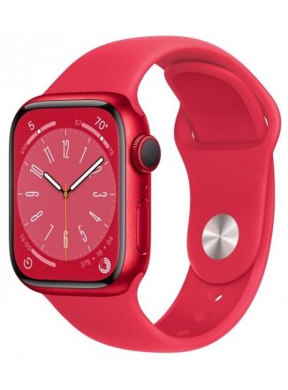 Умные часы Apple Watch Series 8 GPS 45 мм Aluminium Case with Sport Band (MNUU3), (PRODUCT)RED