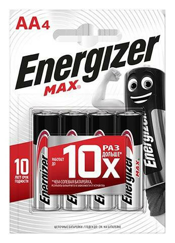 Батарейки Energizer MAX E91/AA 1,5V - 4 шт. (154254)