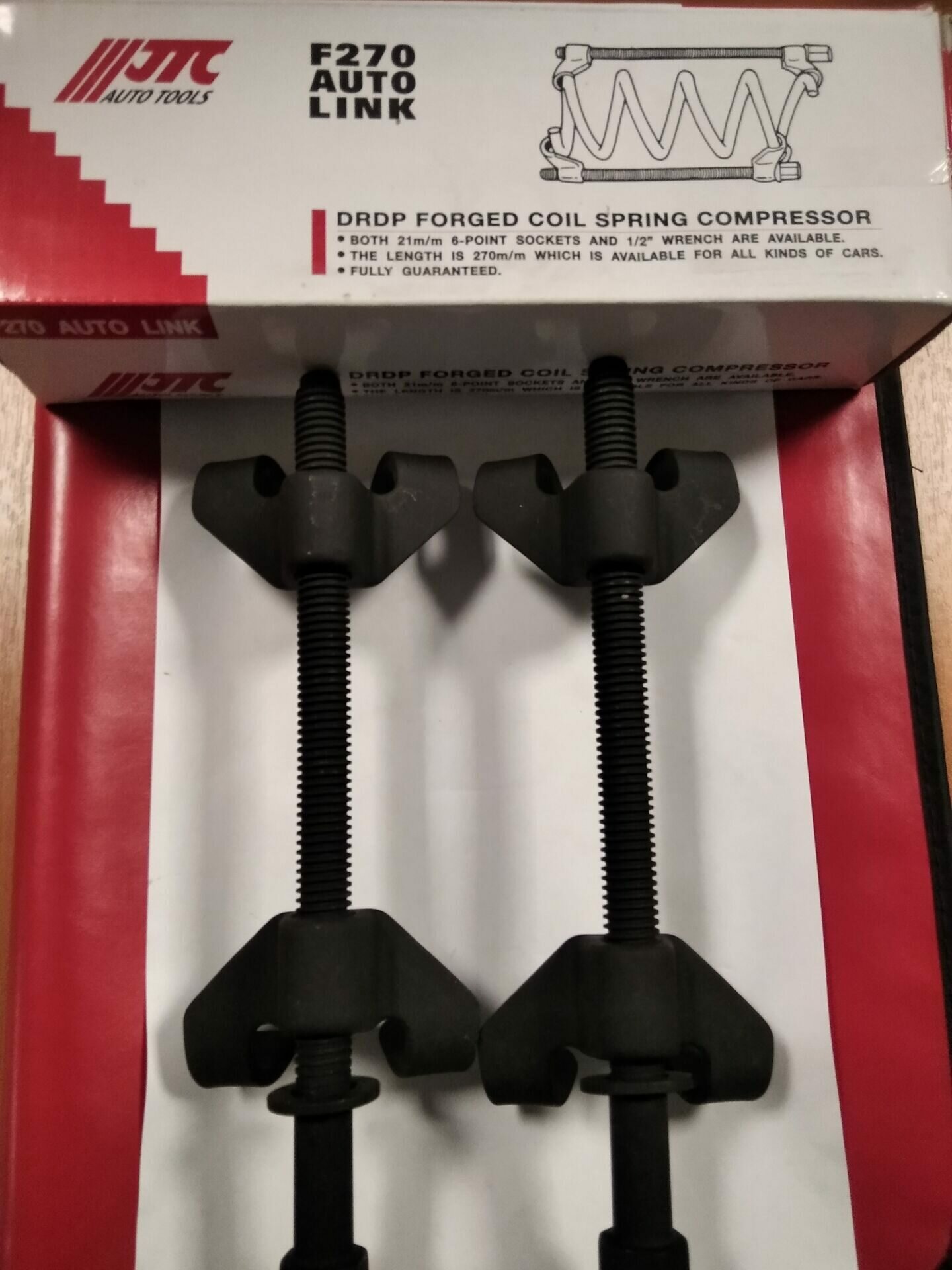 фото F270 Стяжка пружин 270мм (2шт) JTC