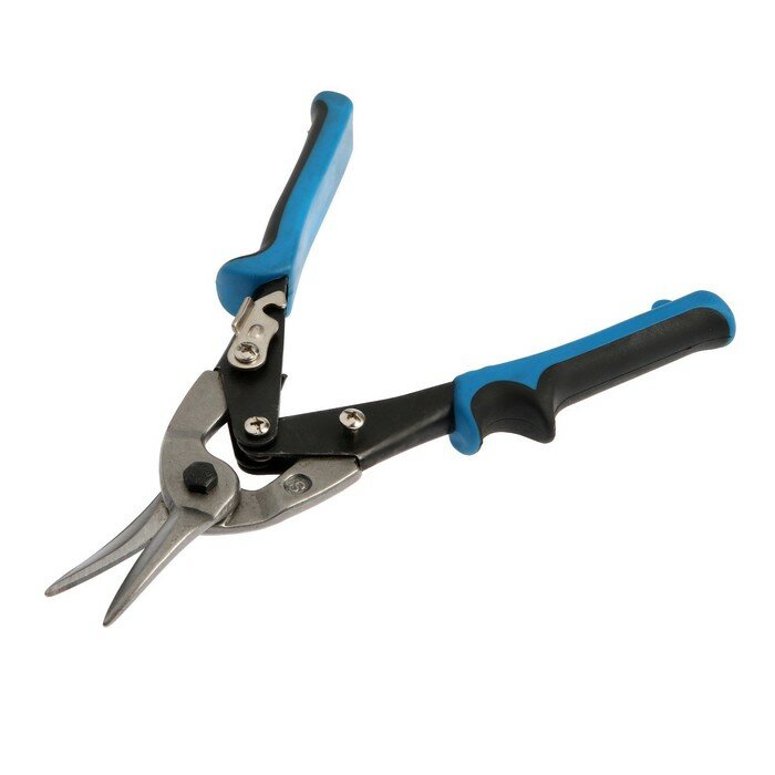 фото Ножницы по металлу тундра профи, CrV, 2К рукоятки, прямой рез, 250 мм