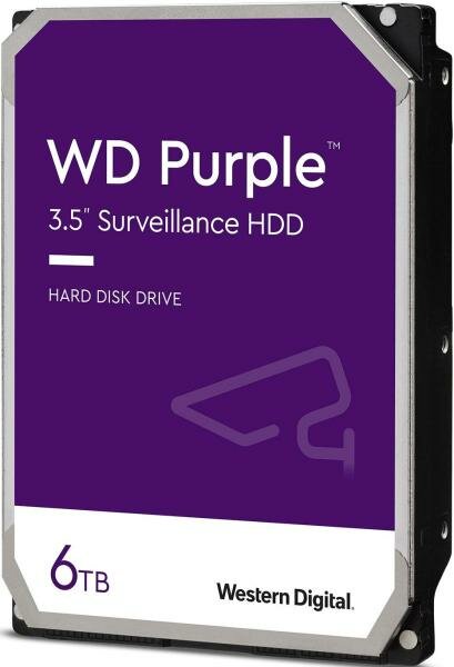 Жесткий диск 3.5 6 Tb 5400 rpm 256 Mb cache Western Digital Purple Surveillance SATA III 6 Gb/s