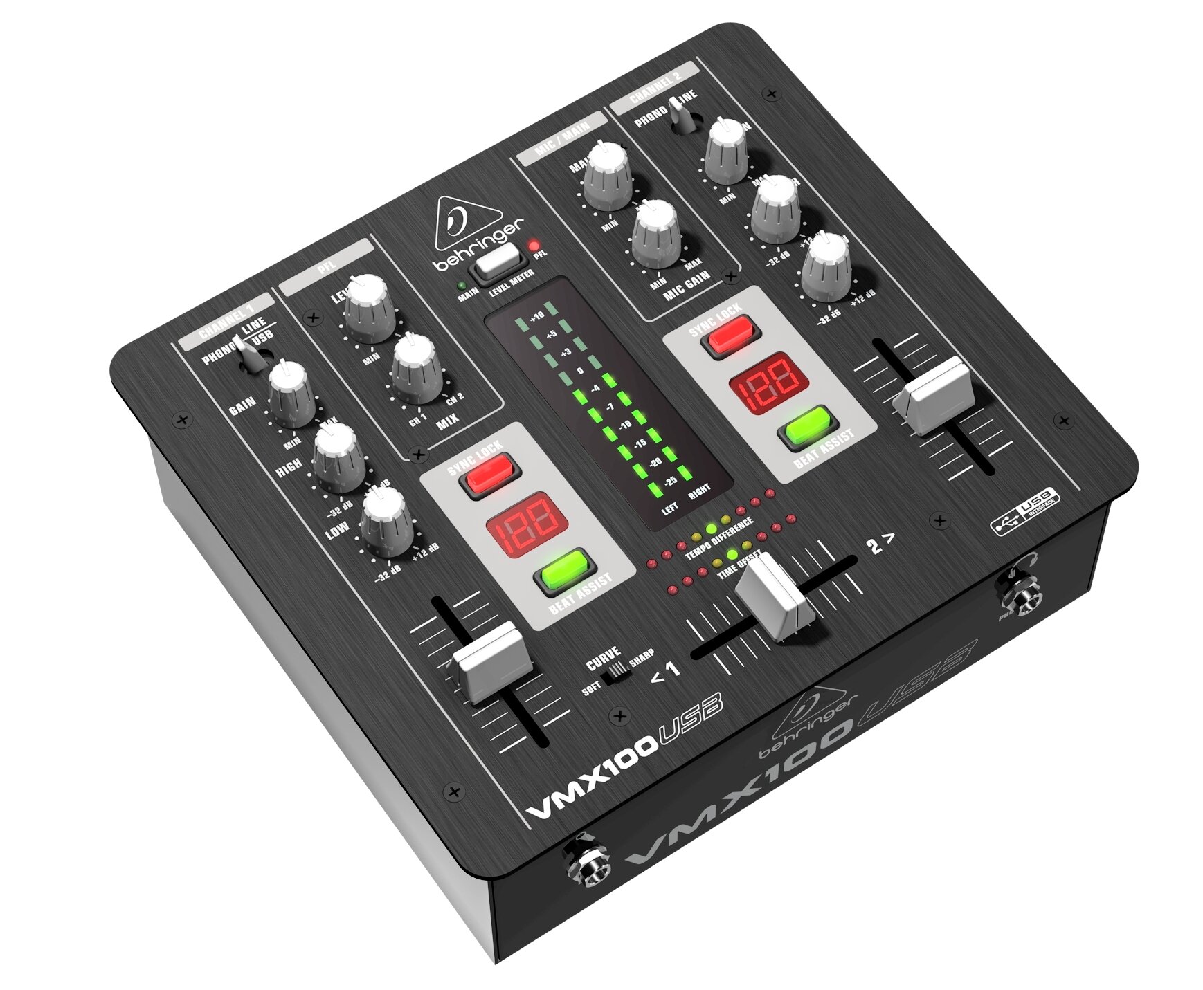 DJ микшерный пульт BEHRINGER VMX100USB