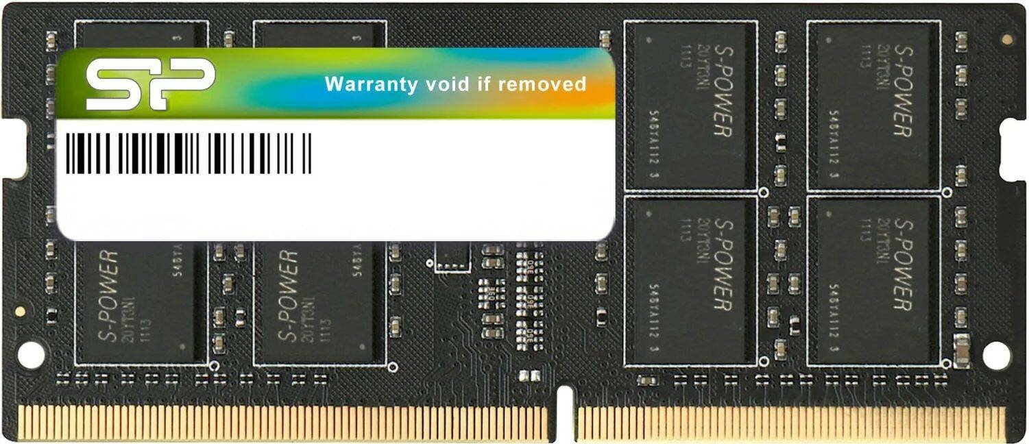 Оперативная память Silicon Power DDR4 - 16Gb, 3200 МГц, SO-DIMM, CL22 (sp016gbsfu320f02)